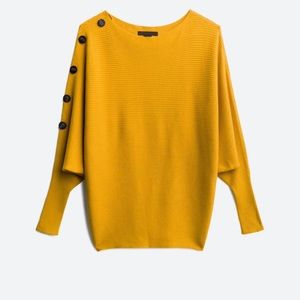 Faith + Zoe Tibi Dolman Sleeve Ribbed Sweater